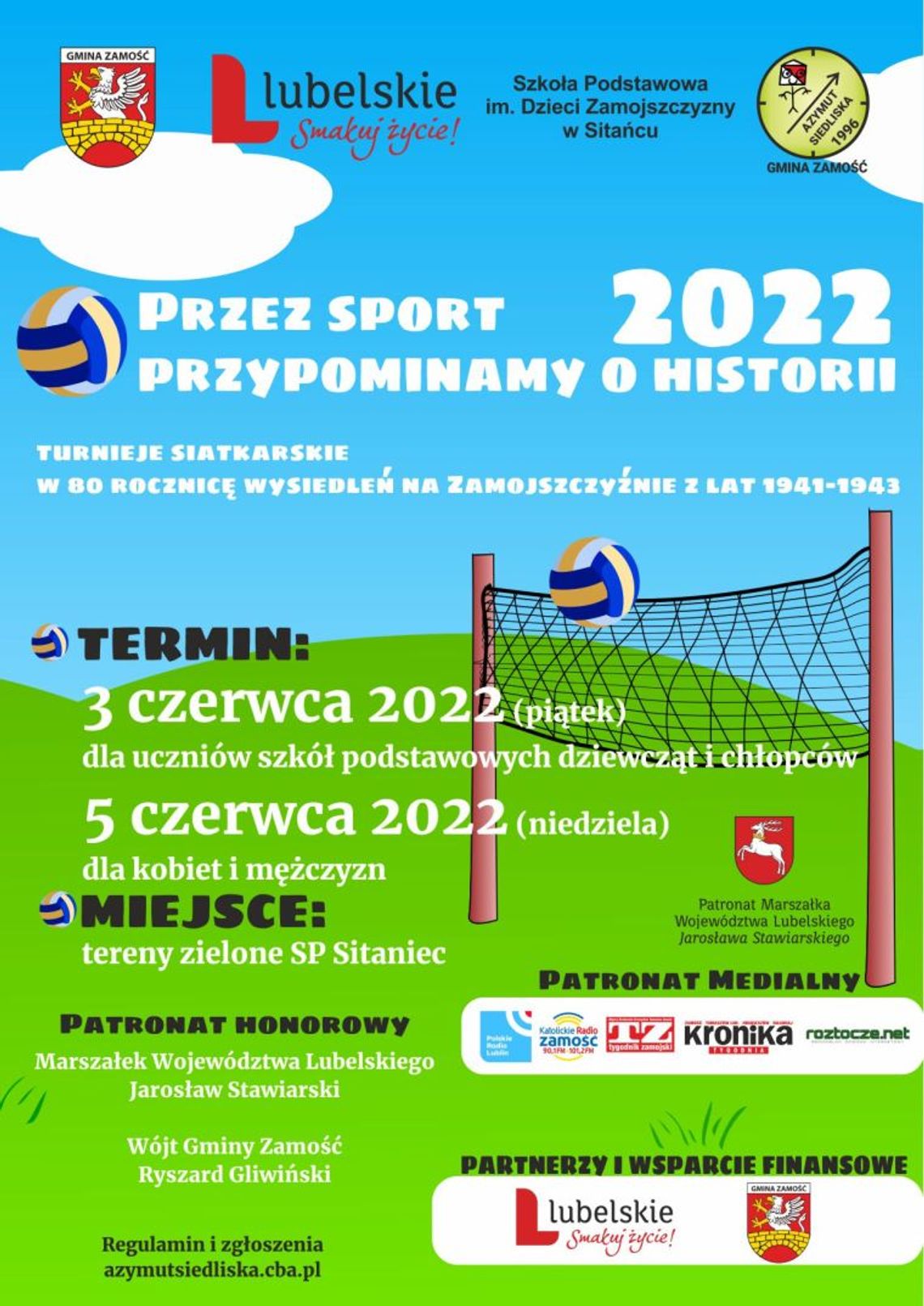 Siatkarskie rozgrywki. “Przez sport przypominamy o historii”