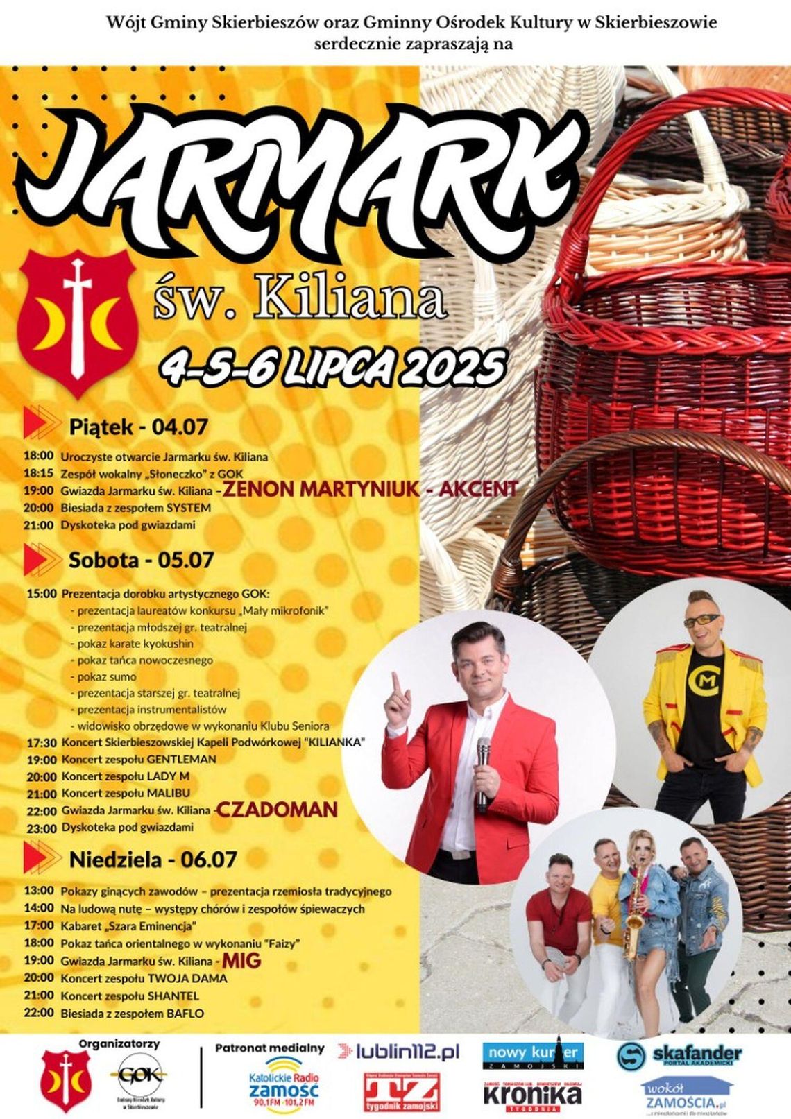 Skierbieszów zaprasza na Jarmark św. Kiliana