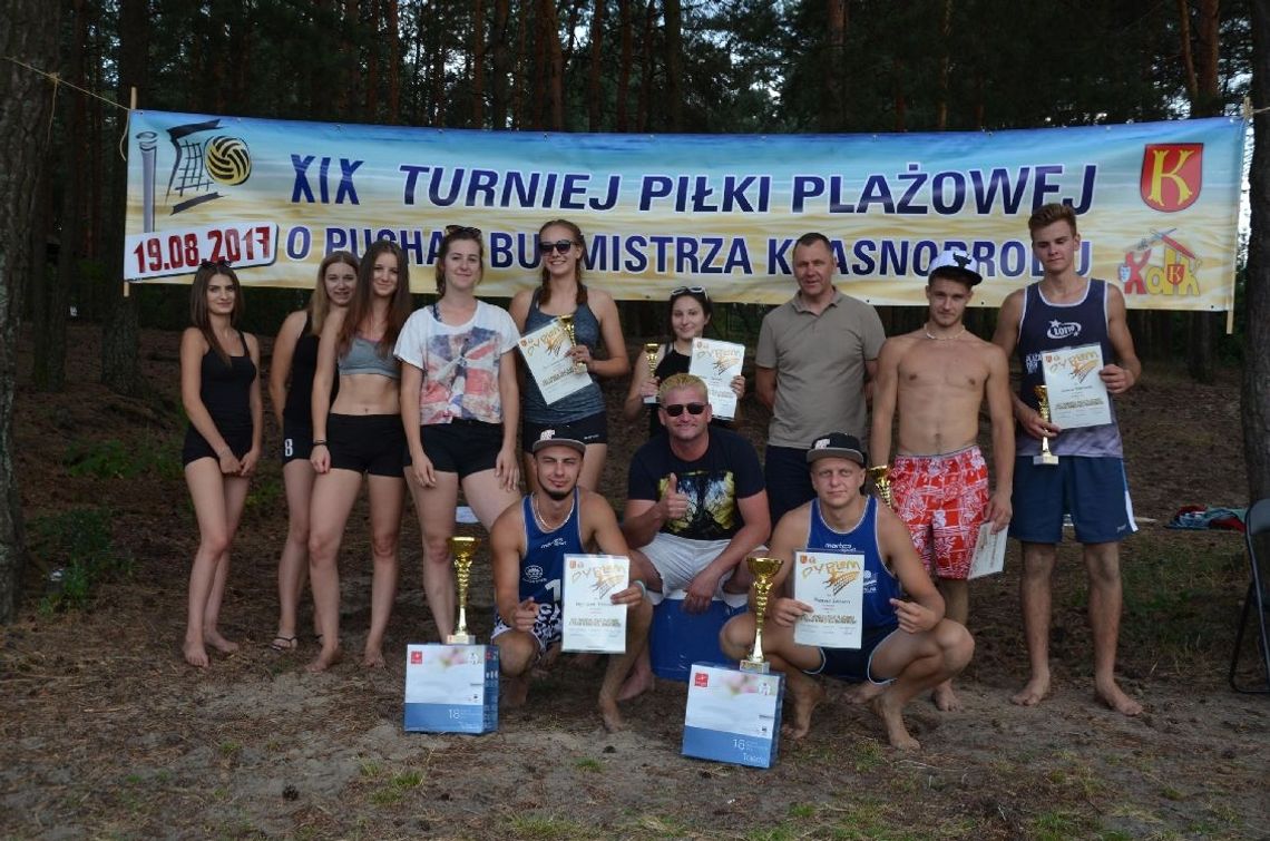 Sportowo na plaży w Krasnobrodzie