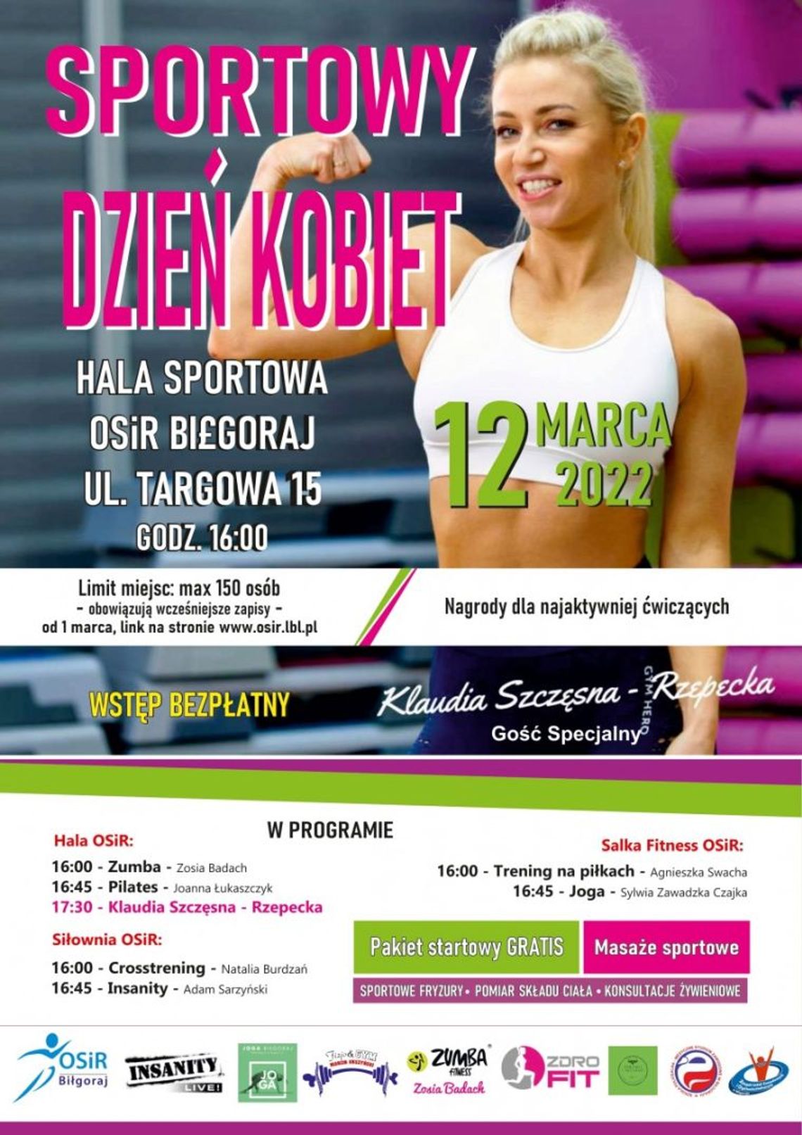 Sportowy Dzień Kobiet w Biłgoraju 