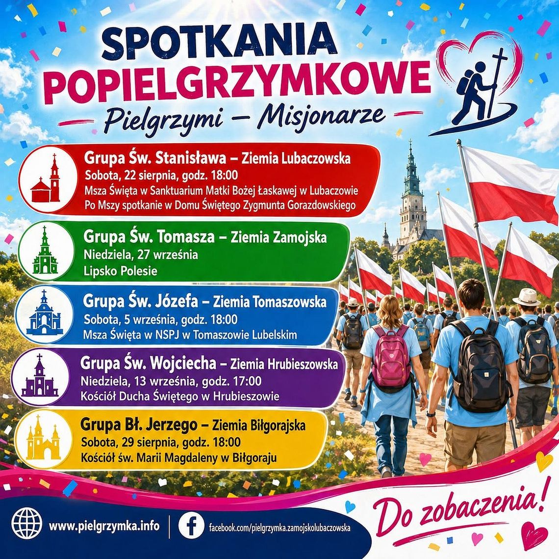 Spotkania popielgrzymkowe