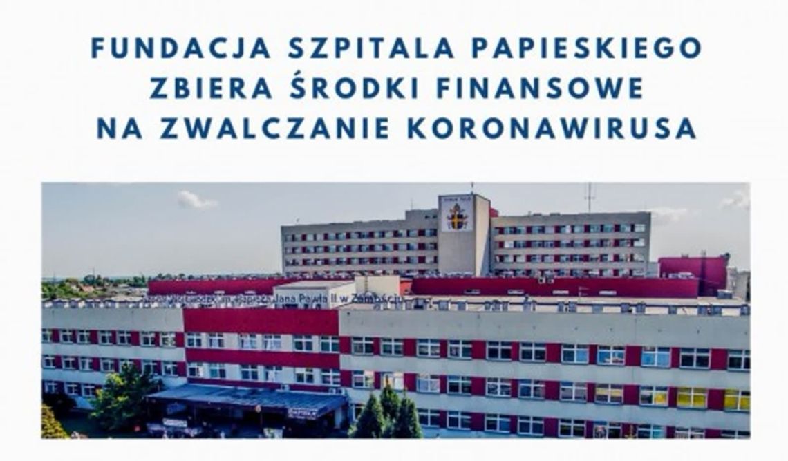 Środki ochrony dla personelu Szpitala Papieskiego