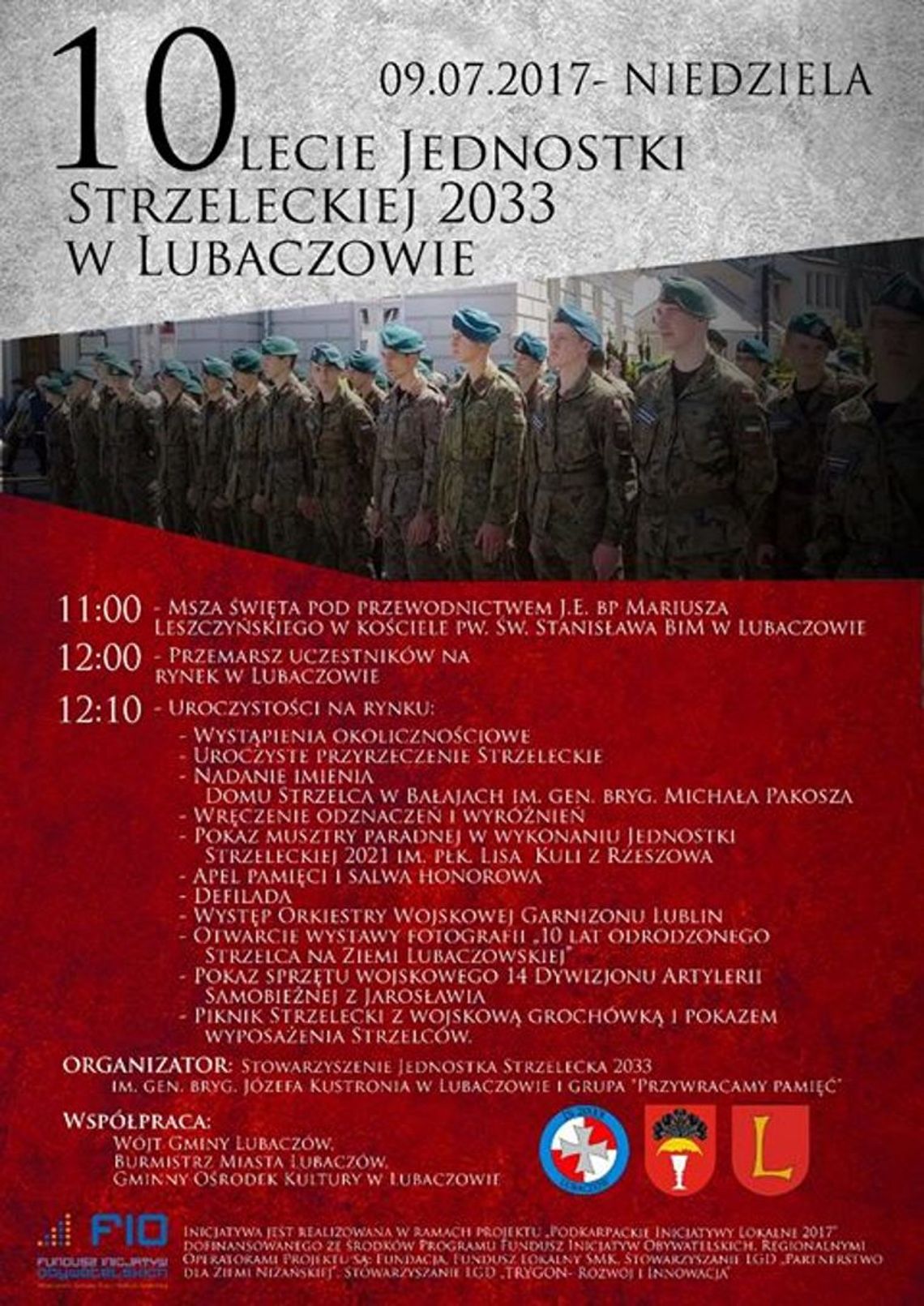 Strzelcy z Lubaczowa będą świętować 10- lecie swojej działalności
