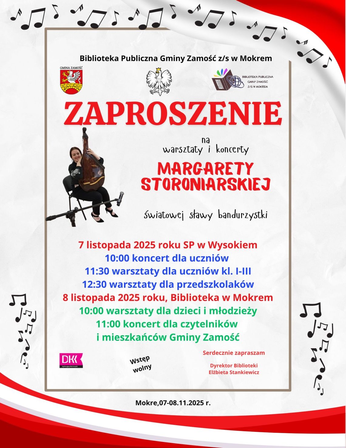 Światowej sławy bandurzystka wystąpi w Mokrem Światowej sławy bandurzystka wystąpi w Mokrem