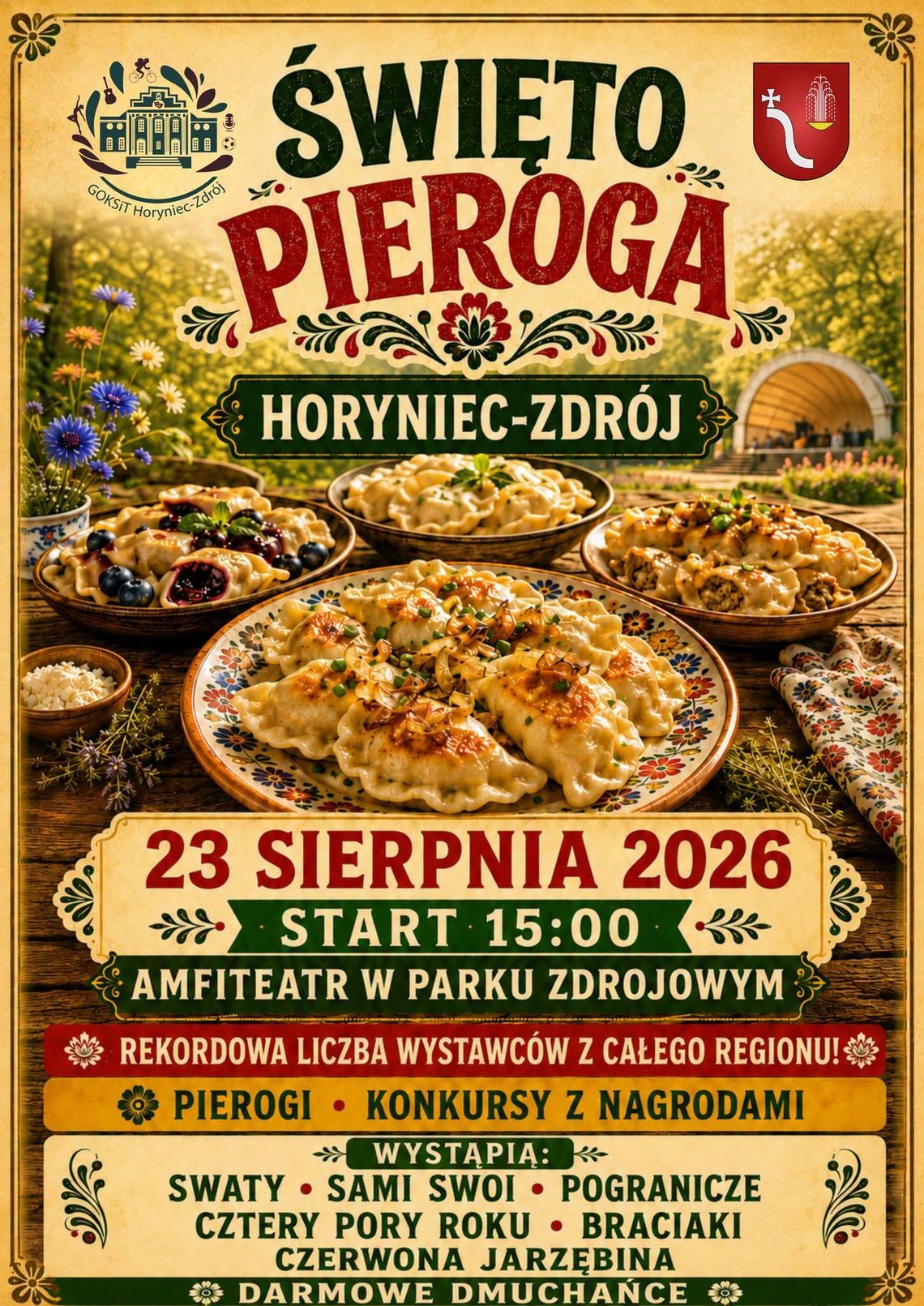 Święto Pieroga w Horyńcu Zdroju Święto Pieroga w Horyńcu Zdroju