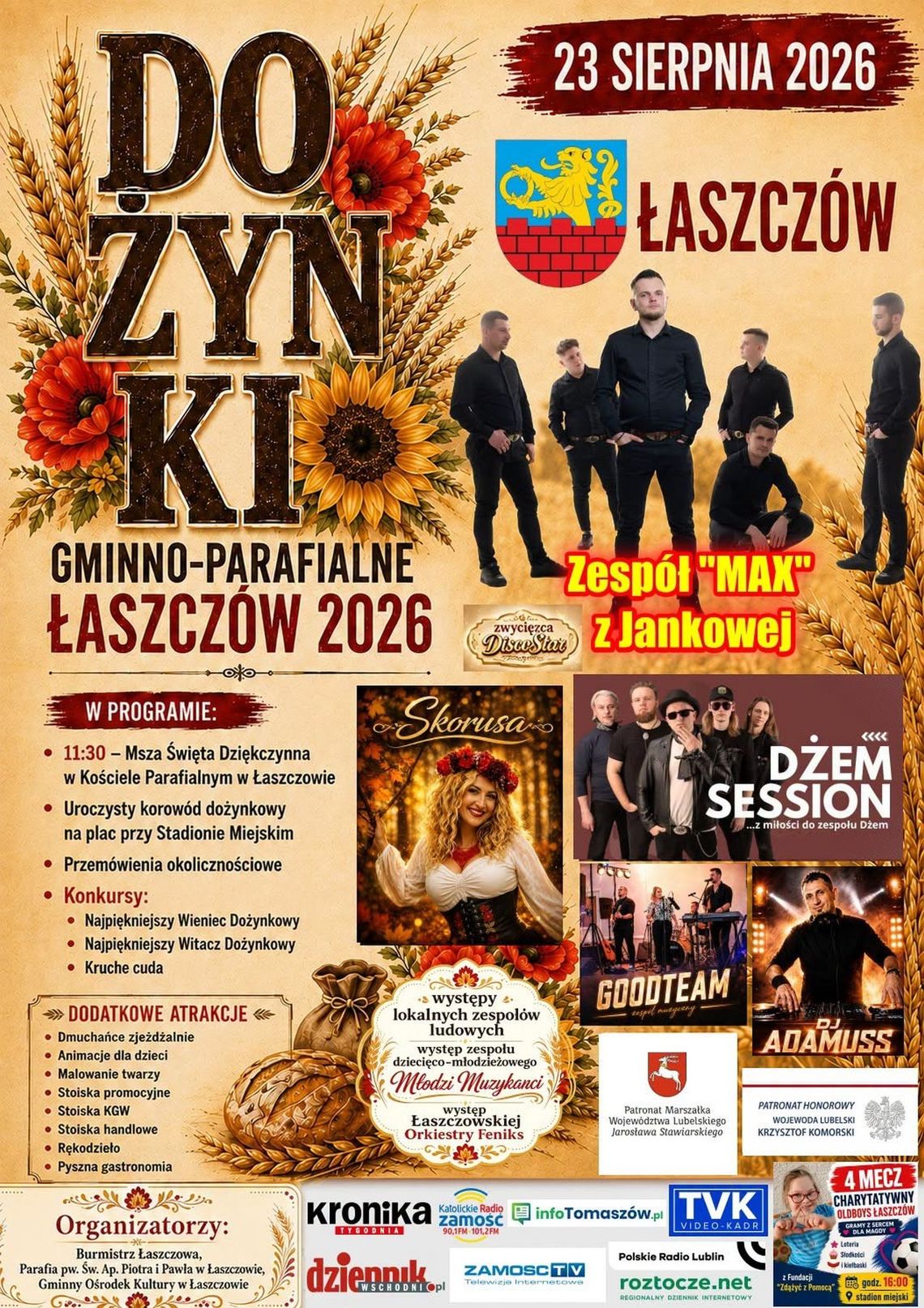 Święto plonów w Łaszczowie Święto plonów w Łaszczowie