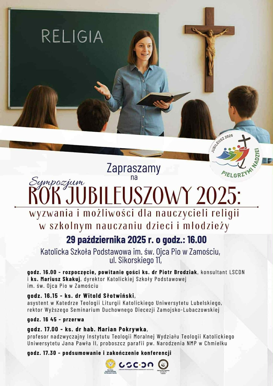 Sympozjum jubileuszowe w szkole katolickiej w Zamościu