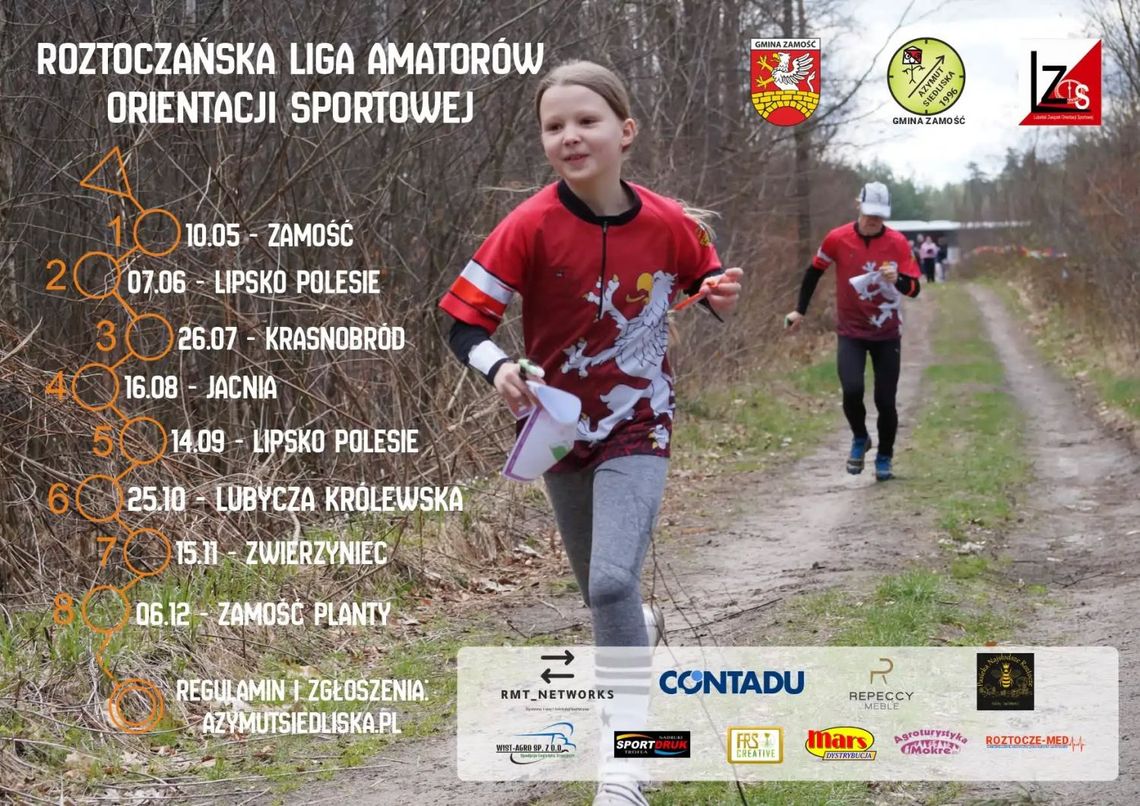 Szósta runda Roztoczańskiej Ligi Amatorów Orientacji Sportowej