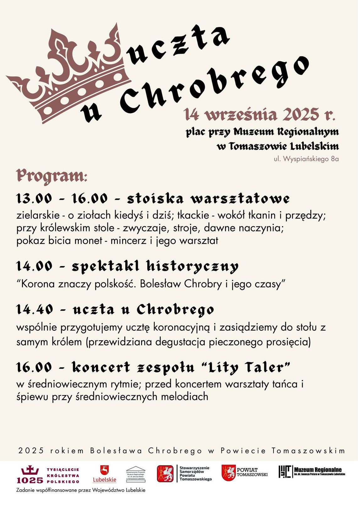Tomaszów Lubelski szykuje się na "Ucztę u Chrobrego"