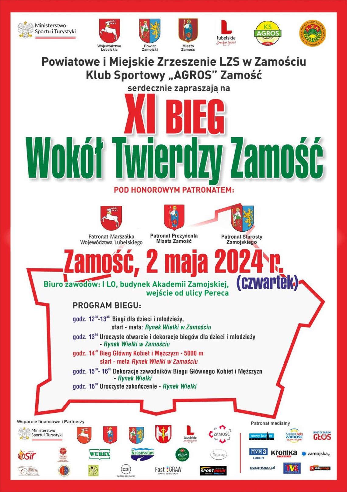 Trwają zapisy na Bieg wokół Twierdzy Zamość