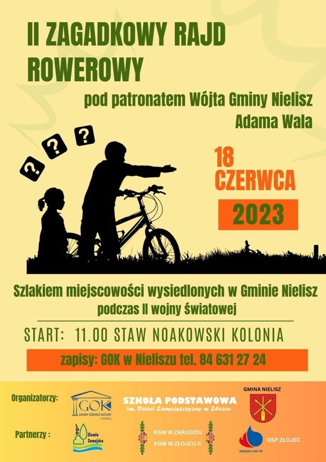 Trwają zapisy na „Zagadkowy Rajd Rowerowy”