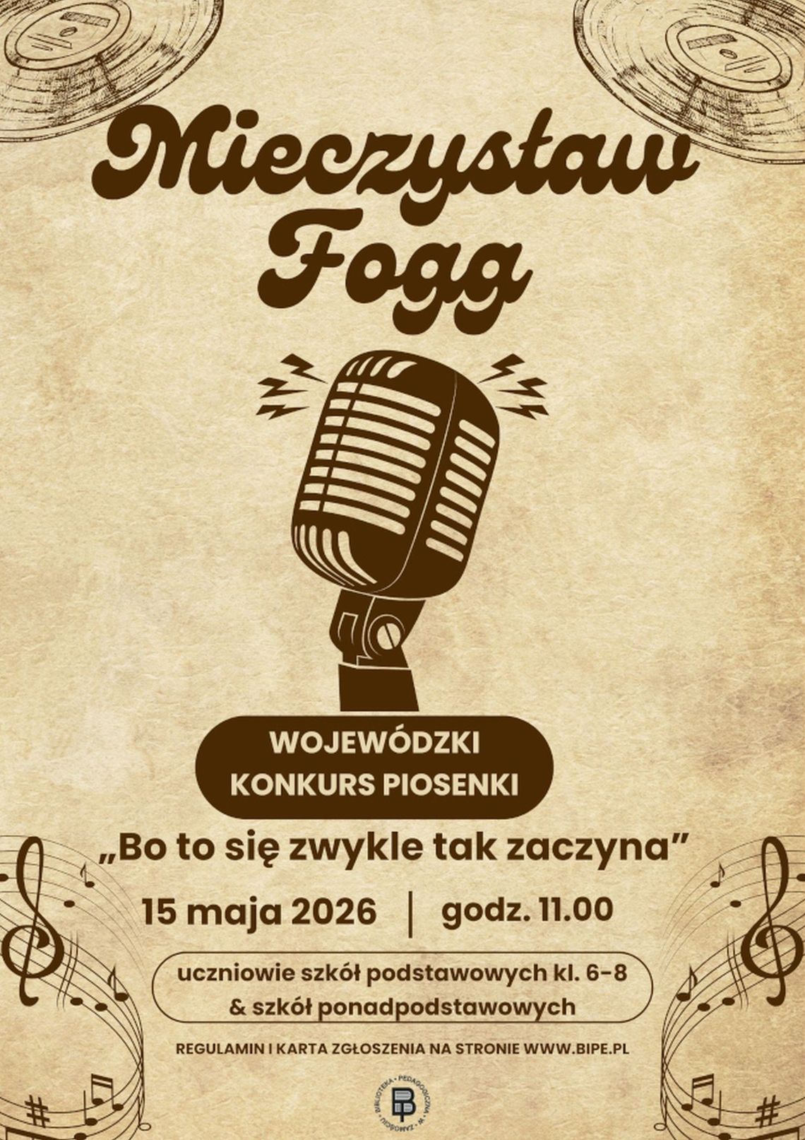 Trwają zgłoszenia do Wojewódzkiego Konkursu Piosenki „Bo to się zwykle tak zaczyna”