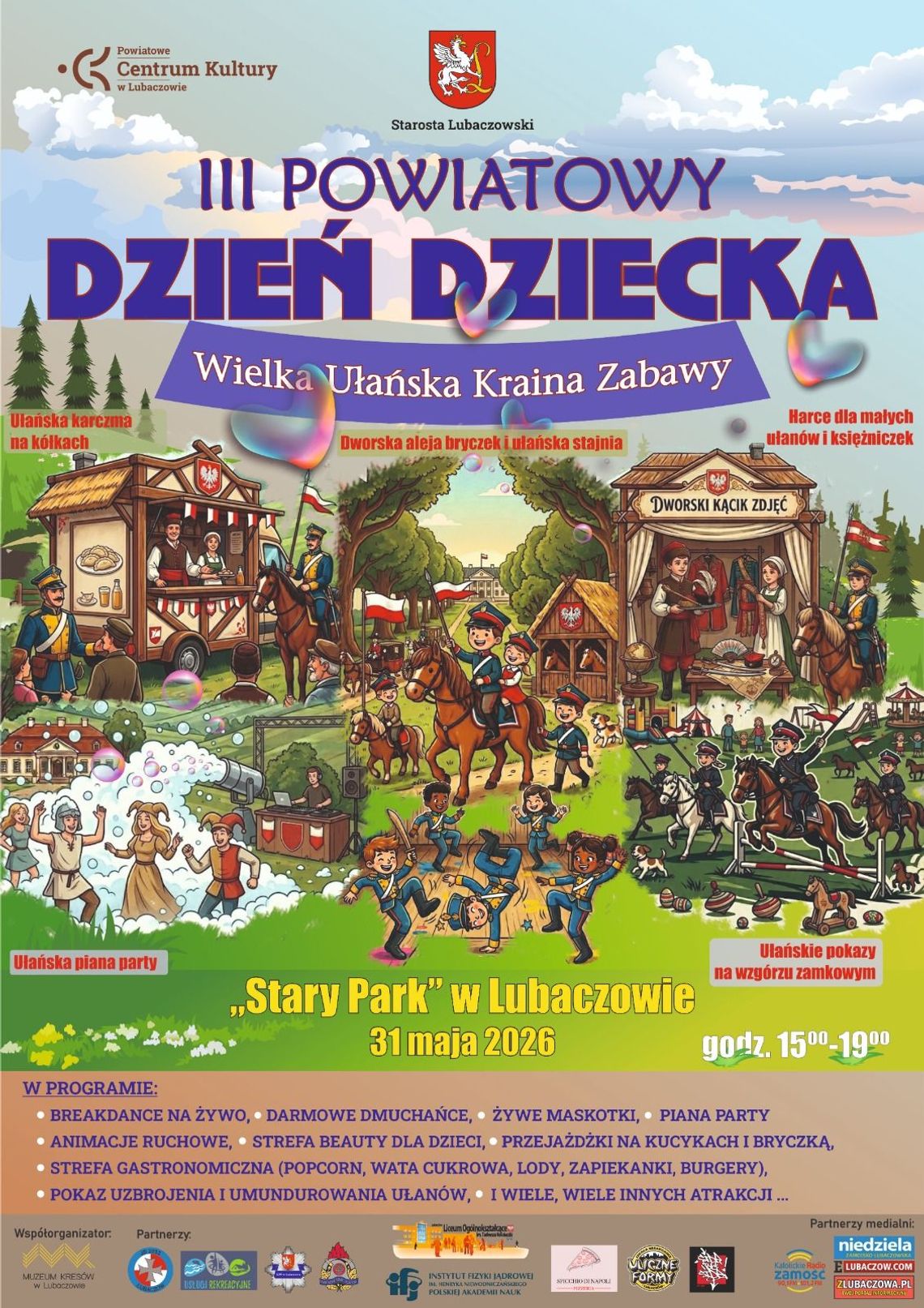 Trzeci Powiatowy Dzień Dziecka w Lubaczowie Trzeci Powiatowy Dzień Dziecka w Lubaczowie