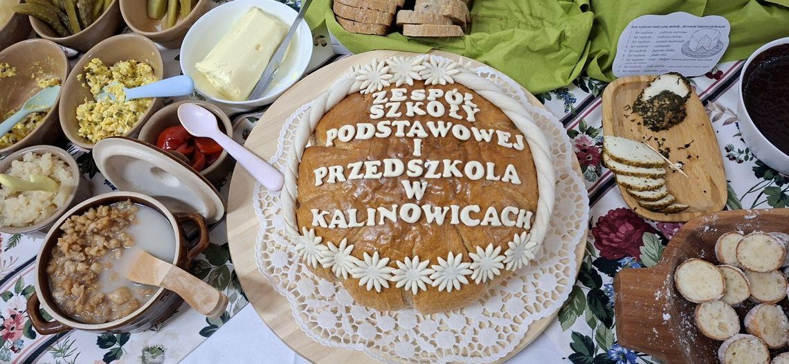 Tydzień chleba i produktów zbożowych w przedszkolu w Kalinowicach (Gmina Zamość)