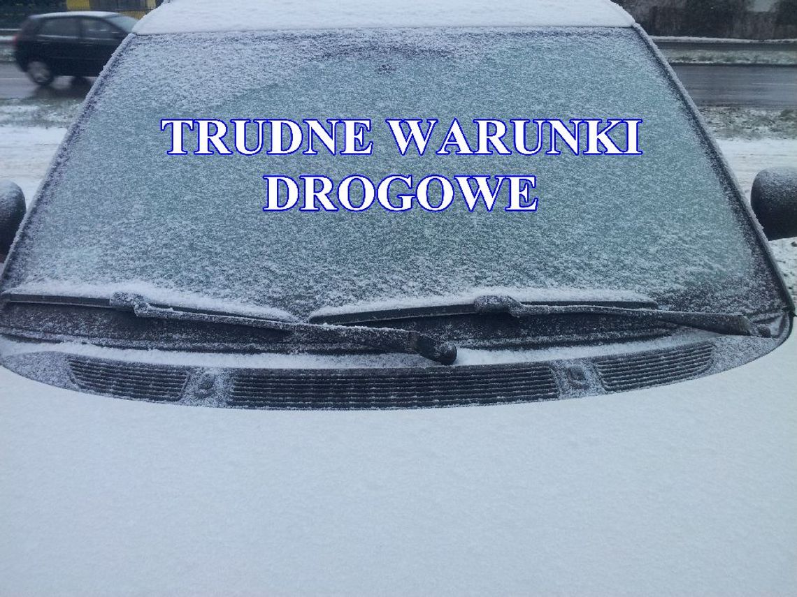 Uwaga! Ślisko na drogach 