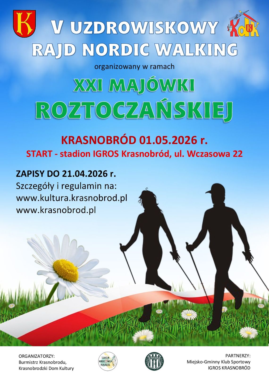 V Uzdrowiskowy Rajd Nordic Walking w Krasnobrodzie