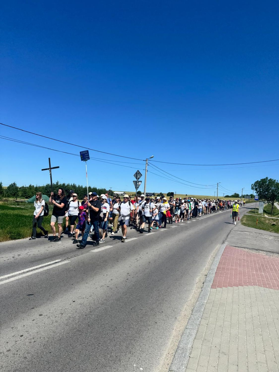 W drodze do Matki Bożej Jagodnej – zamojska grupa pielgrzymkowa na szlaku