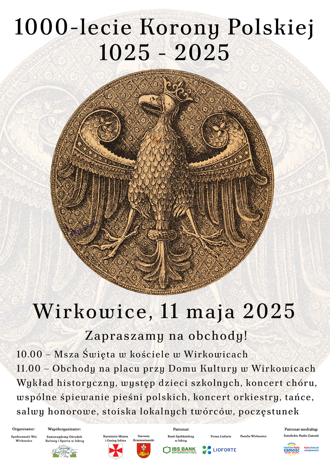 W Wirkowicach odbędą się obchody 1000 - lecia Korony Polskiej
