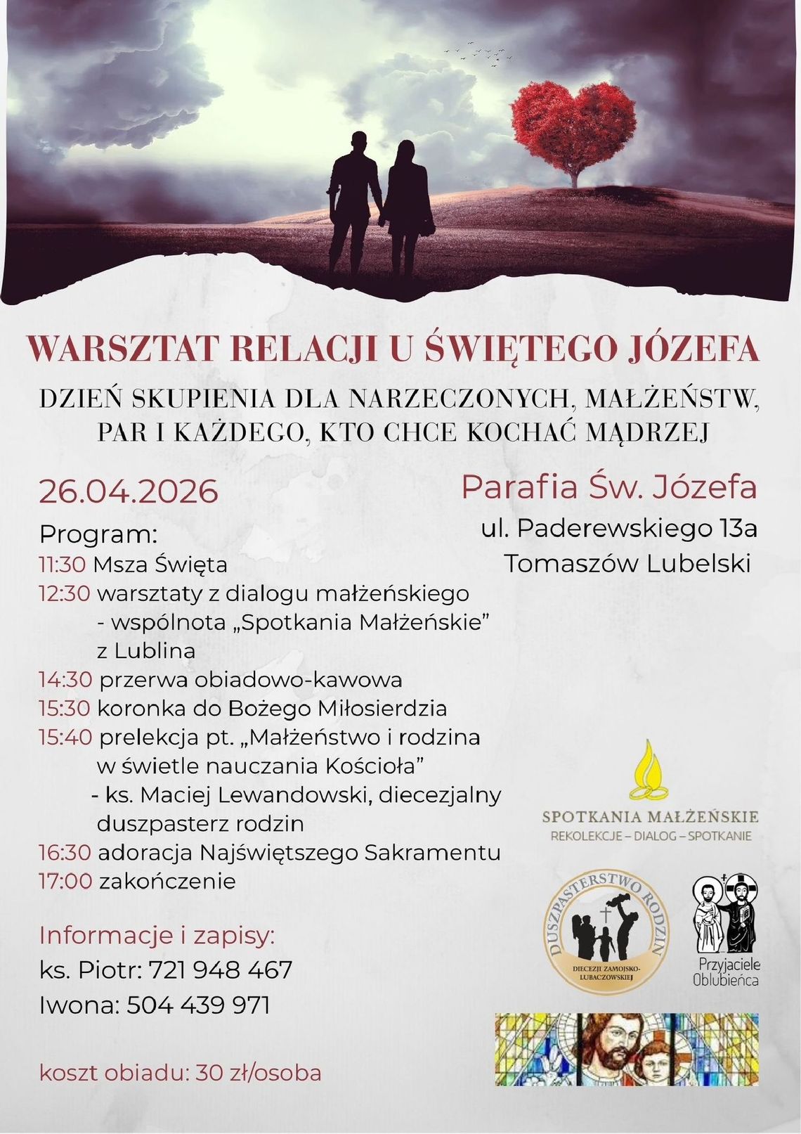 ,,Warsztat relacji u świętego Józefa" w Tomaszowie Lubelskim ,,Warsztat relacji u świętego Józefa" w Tomaszowie Lubelskim