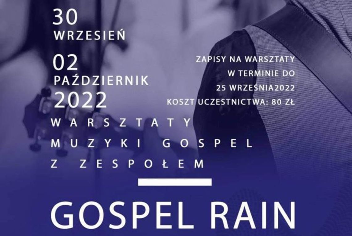 Warsztaty muzyki gospel z zespołem Gospel Rain