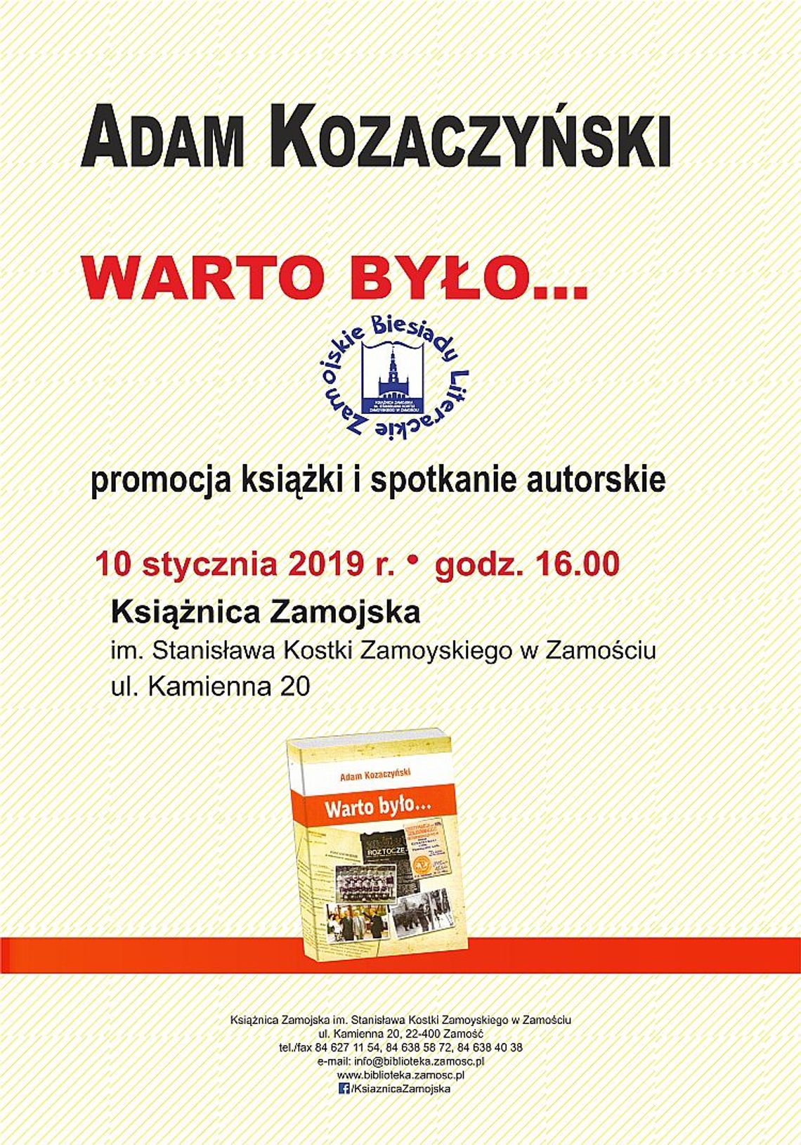 „Warto było” - promocja książki i spotkanie z autorem