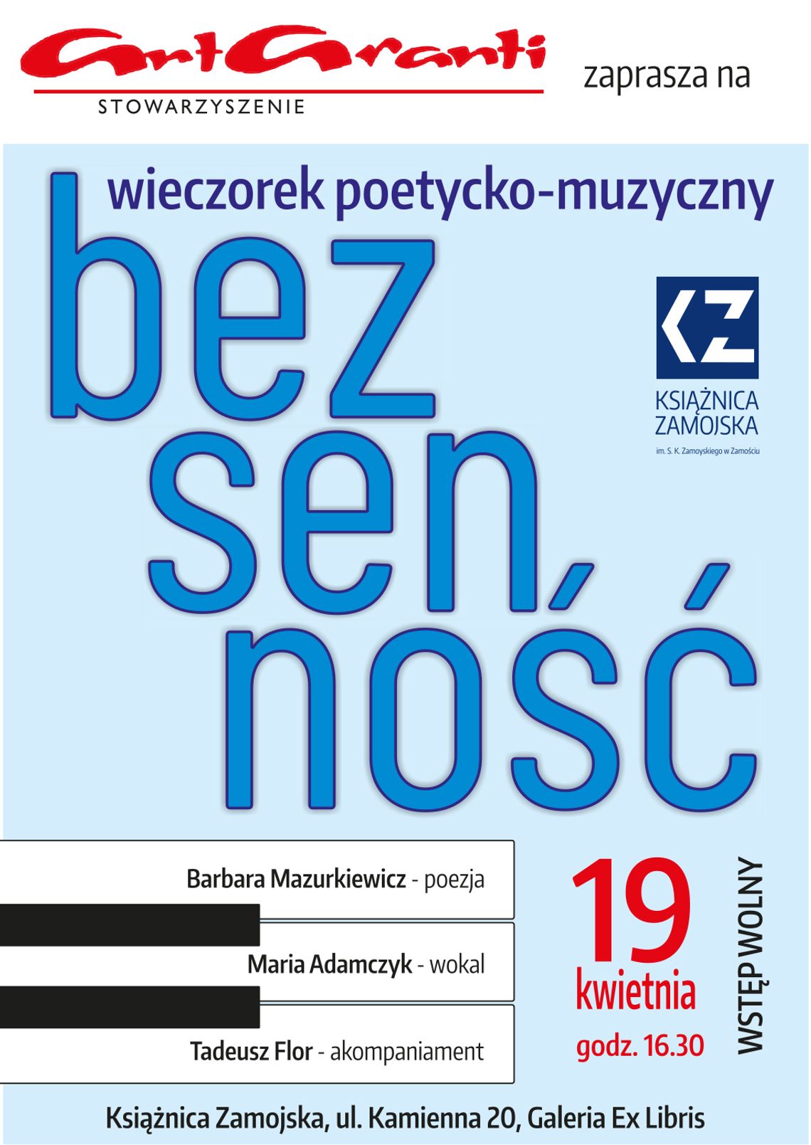 Wieczorek Poetycko-Muzyczny "Bezsenność"