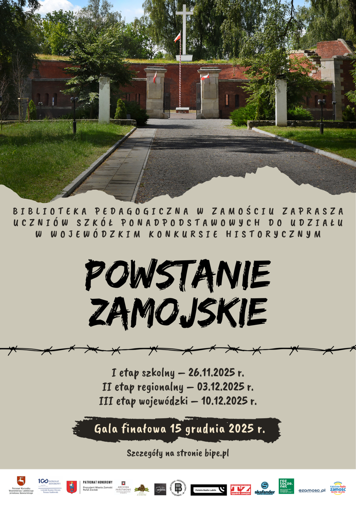 Wojewódzki Konkurs Historyczny „Powstanie Zamojskie” Wojewódzki Konkurs Historyczny „Powstanie Zamojskie”