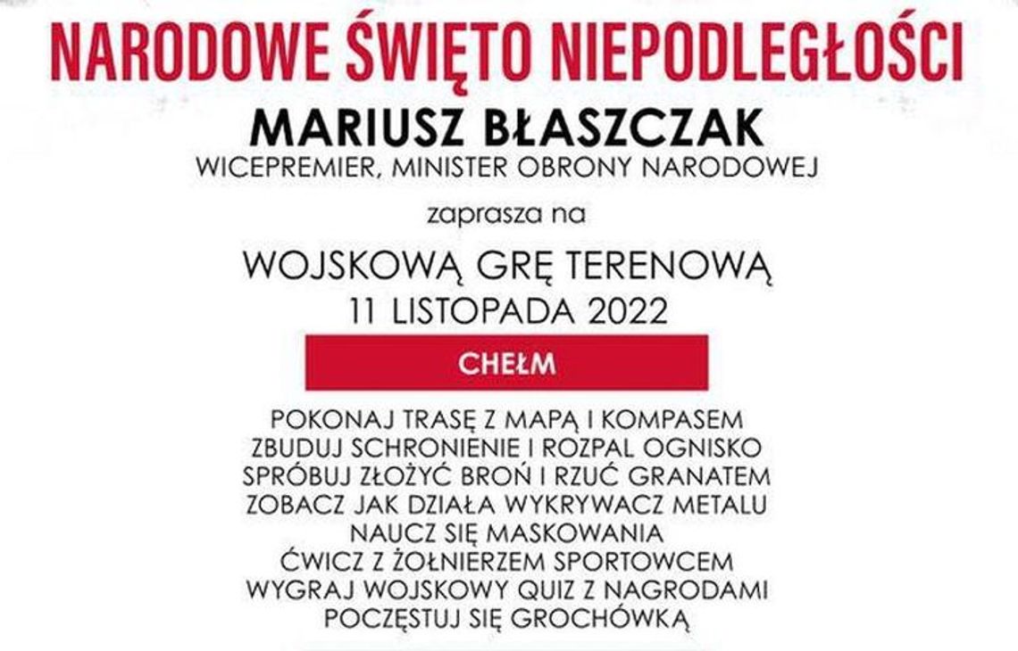 Wojskowa Gra Terenowa w Chełmie