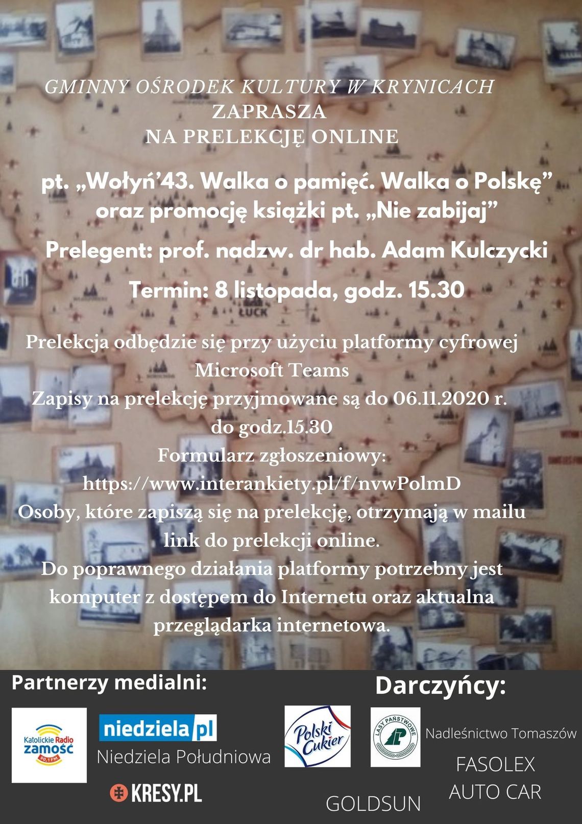 "Wołyń 43: Walka o pamięć..." w Krynicach