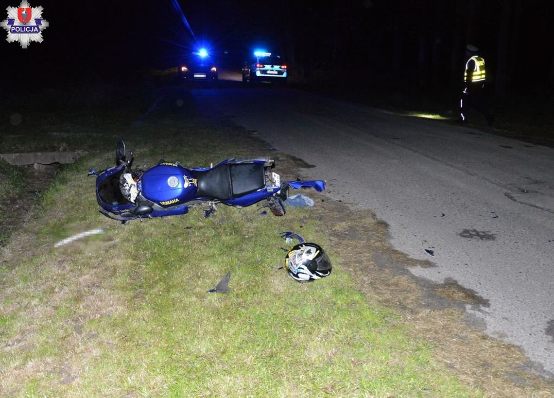 Wyjeżdżając z posesji zderzyła się z motocyklistą