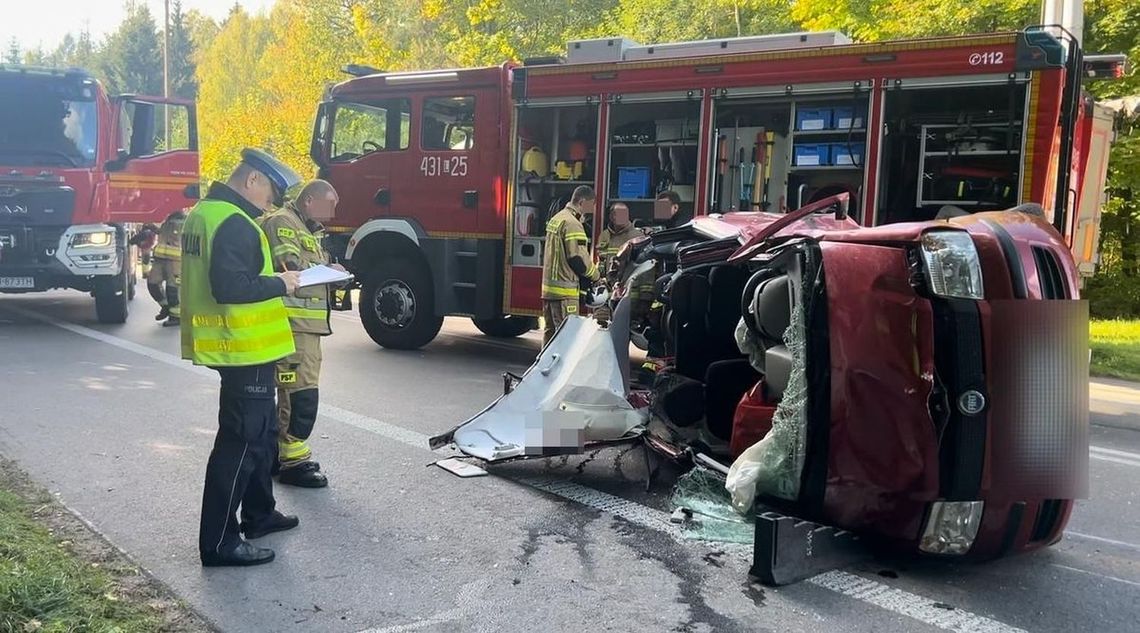 Wypadek na DW-812 w Krasnymstawie