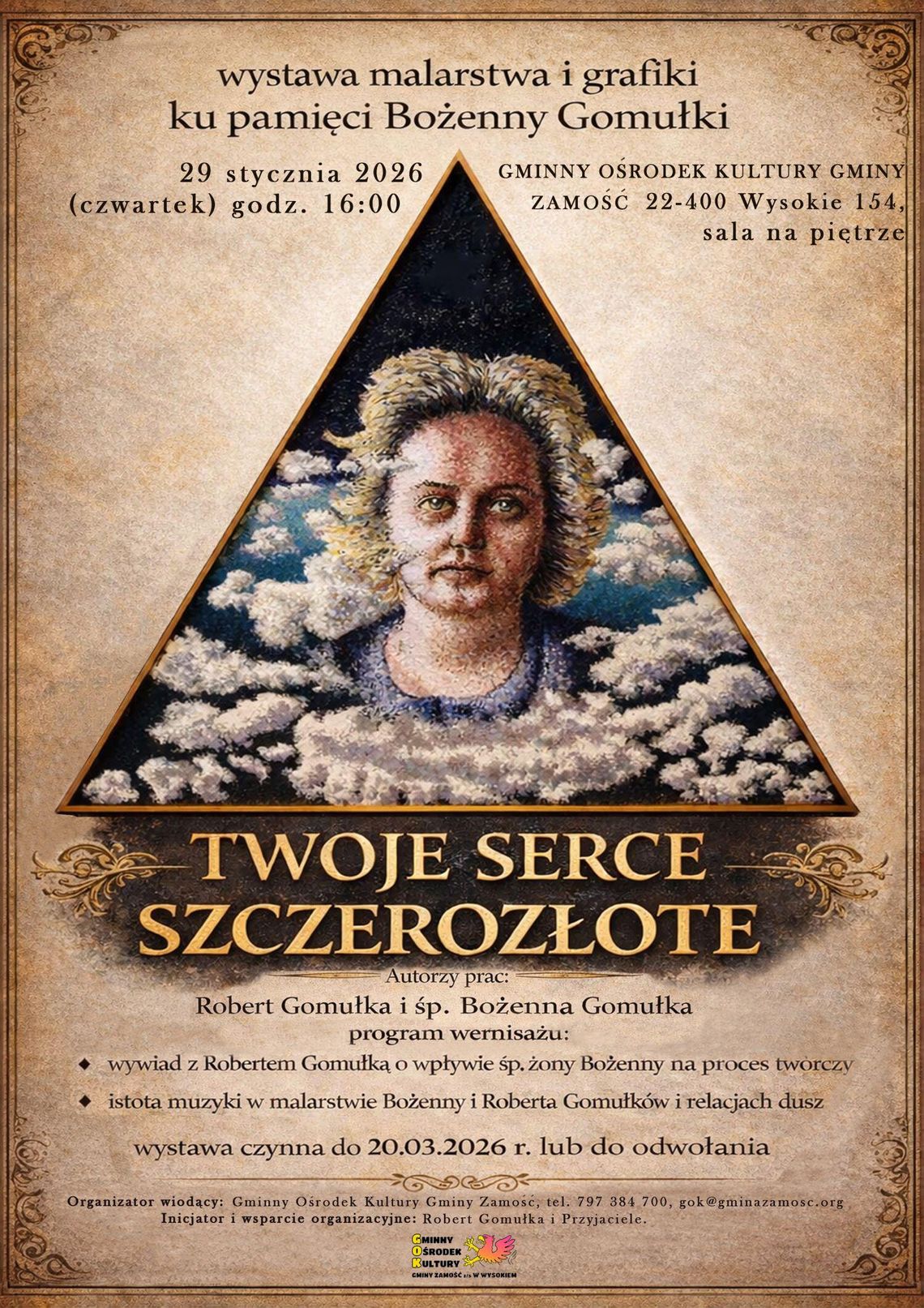 Wystawa malarstwa i grafiki ku pamięci Bożenny Gomułki (29.01)