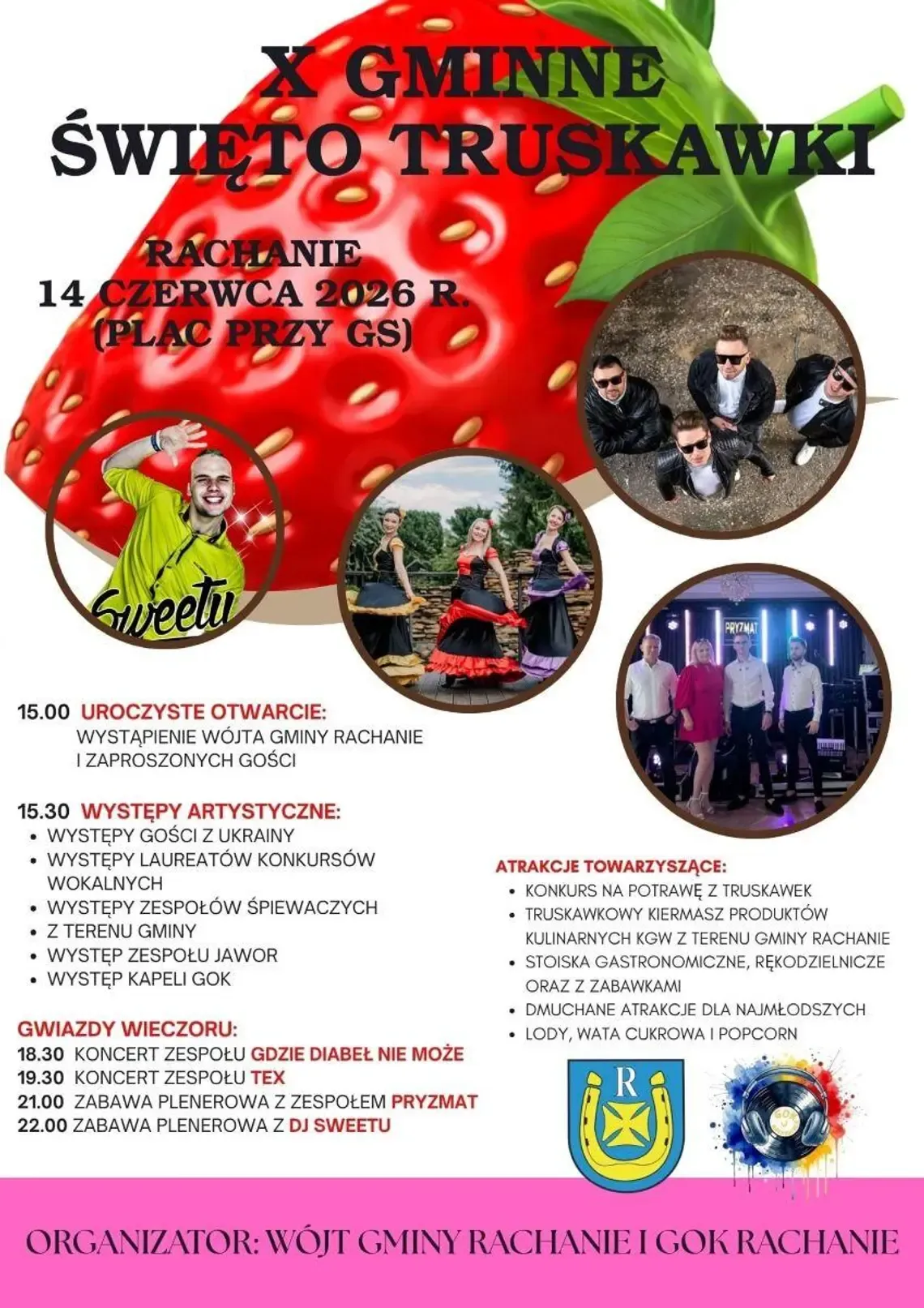 X Gminne Święto Truskawki w Rachaniach X Gminne Święto Truskawki w Rachaniach