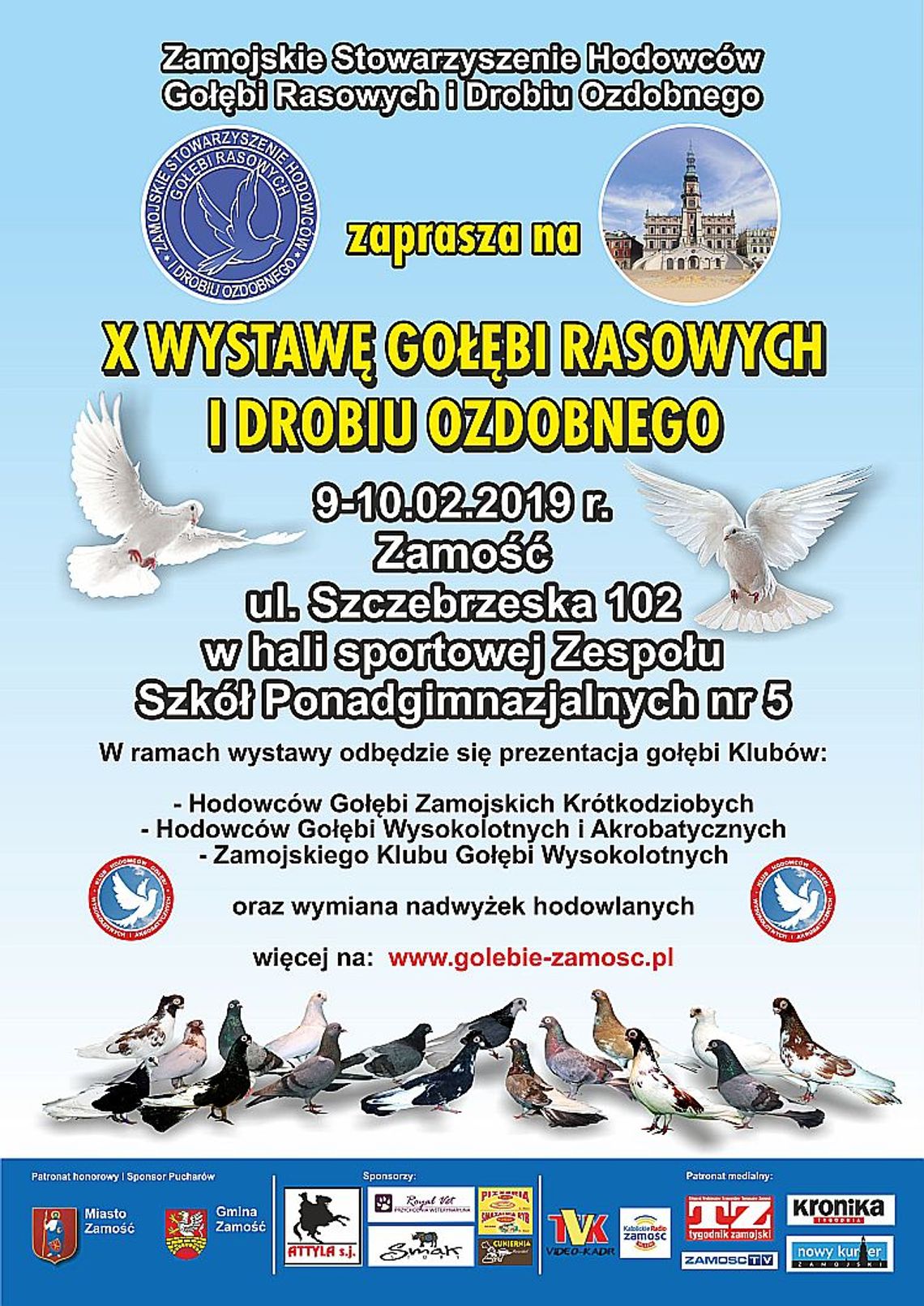 X Wystawa Gołębi Rasowych i Drobiu Ozdobnego w Zamościu