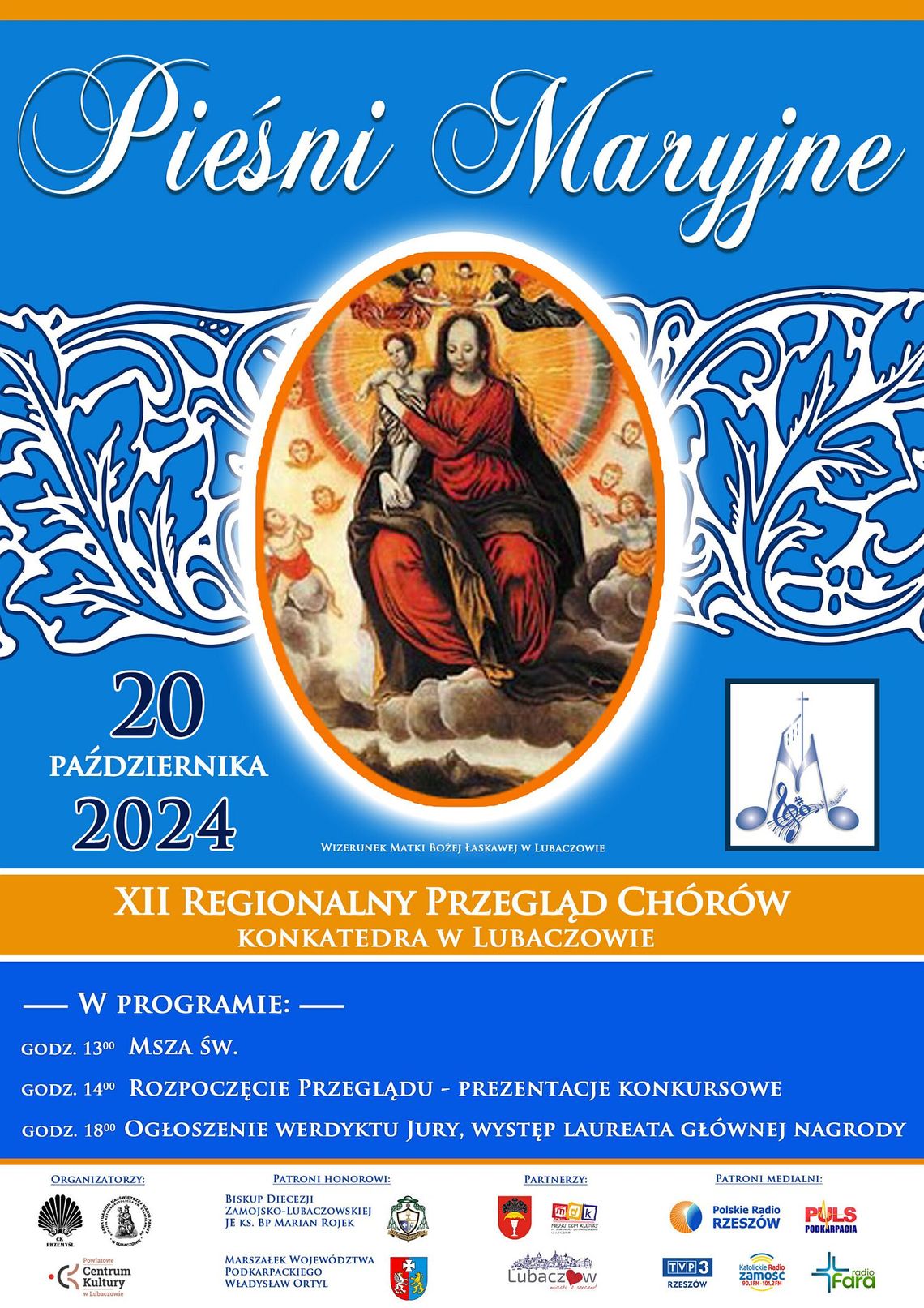 XII Regionalny Przegląd Chórów „Pieśni Maryjne” w Lubaczowie