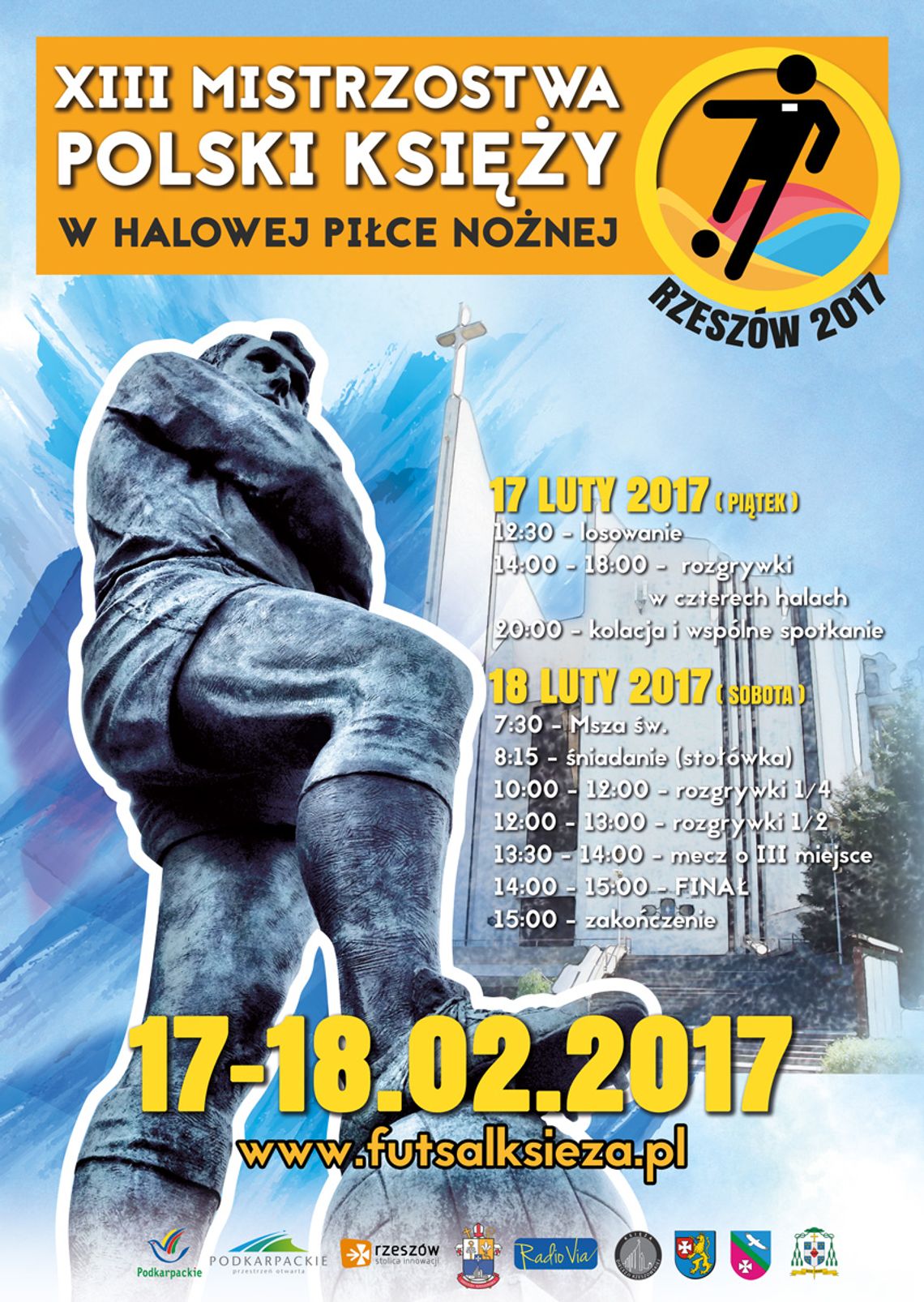 XIII Mistrzostwa Polski Księży w Halowej Piłce Nożnej w Rzeszowie 2017
