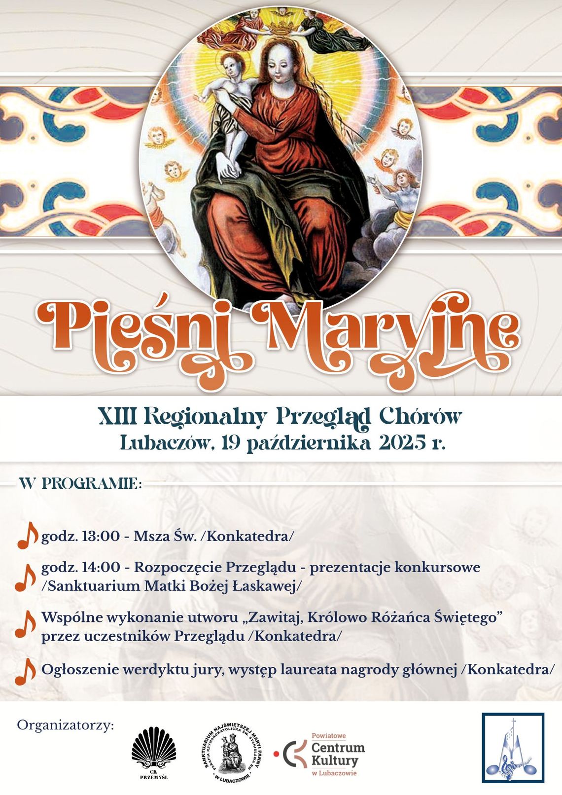 XIII Regionalny Przegląd Chórów „Pieśni Maryjne"