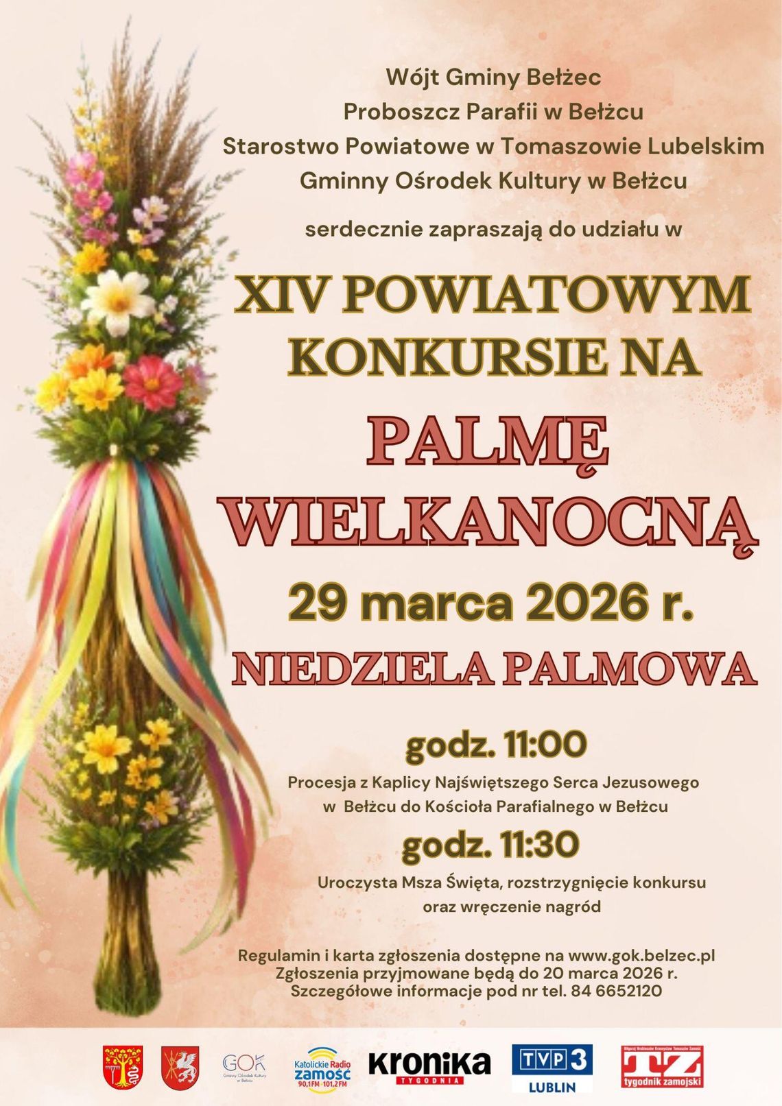 XIV Powiatowy Konkurs na Palmę Wielkanocną w Bełżcu