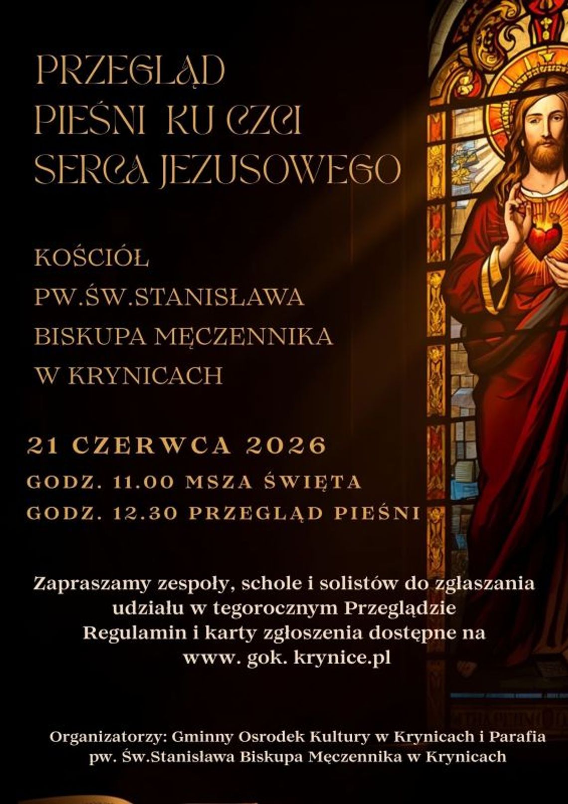 XIV Przegląd Pieśni ku czci Serca Jezusowego w Krynicach XIV Przegląd Pieśni ku czci Serca Jezusowego w Krynicach
