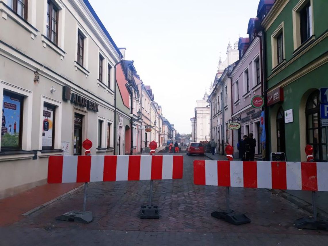 Zamknięte ulice Staszica i Grecka w Zamościu