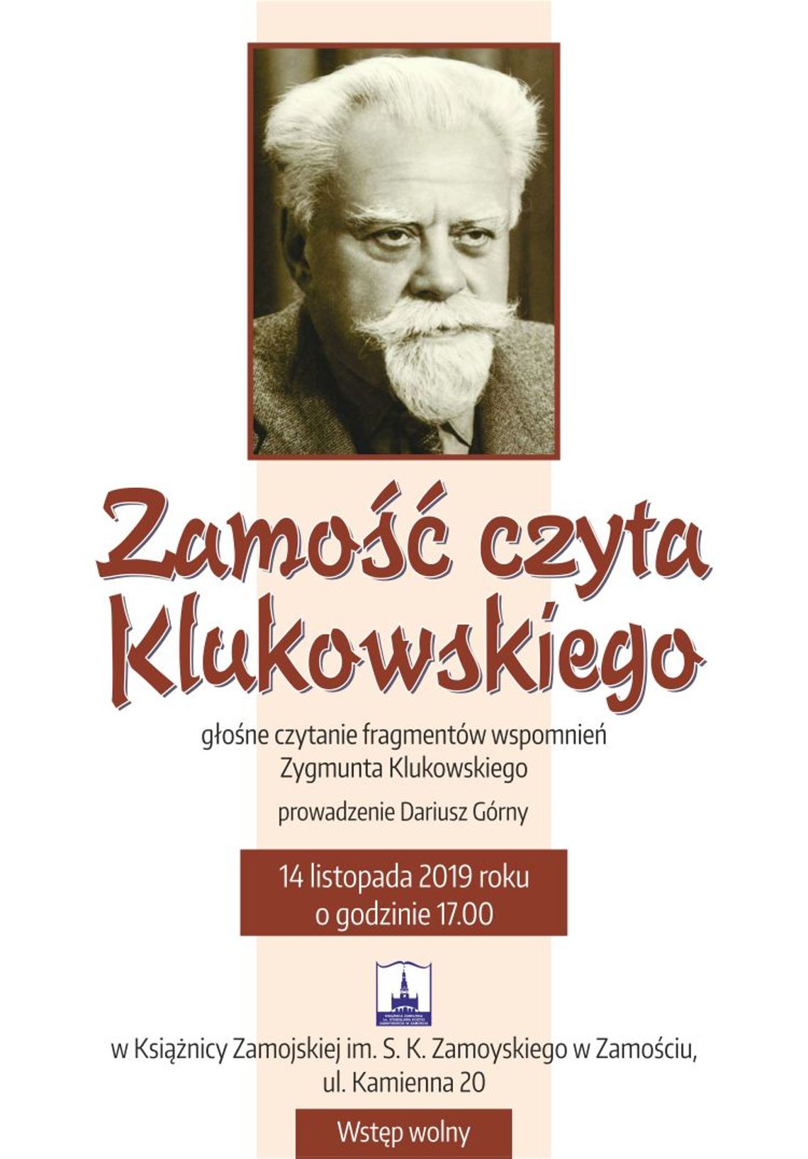 Zamość czyta Klukowskiego