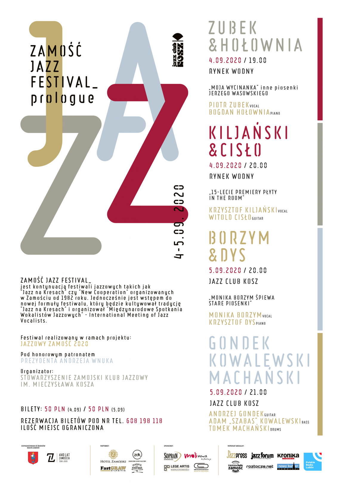 ZAMOŚĆ JAZZ FESTIVAL 2020