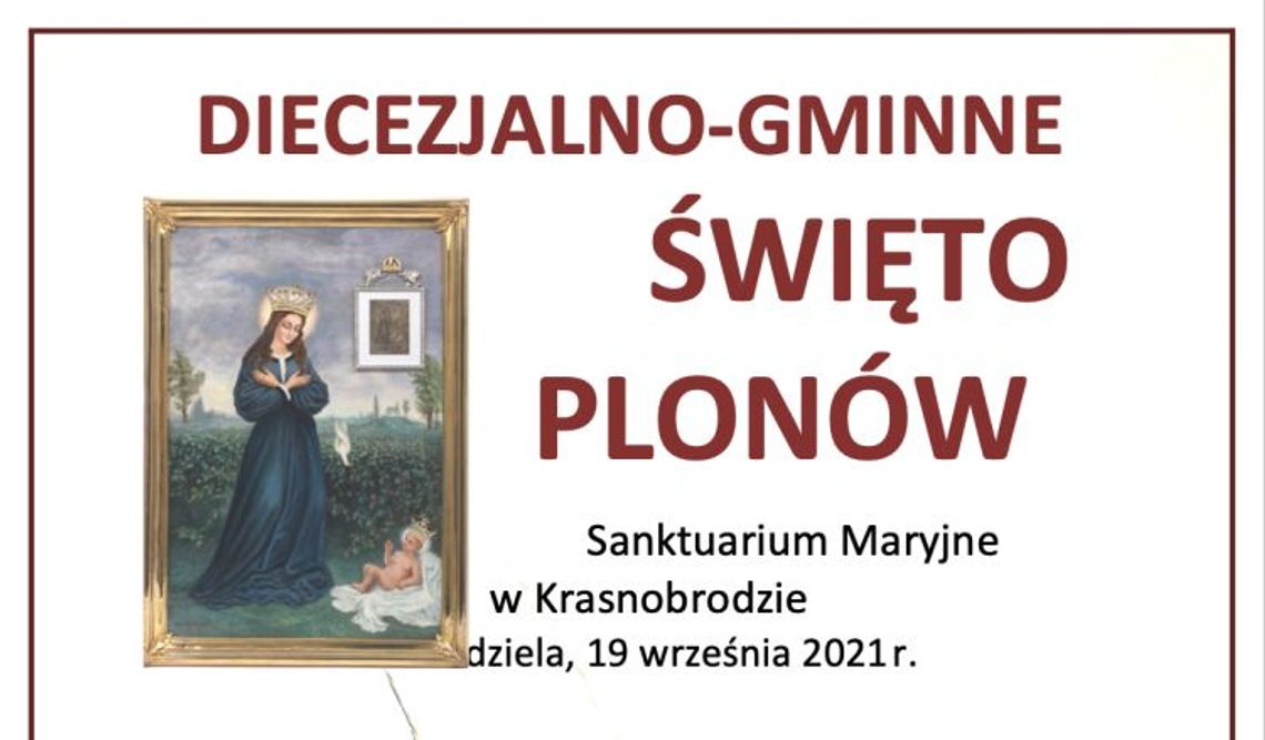 Zaproszenie na diecezjalne dożynki w Krasnobrodzie