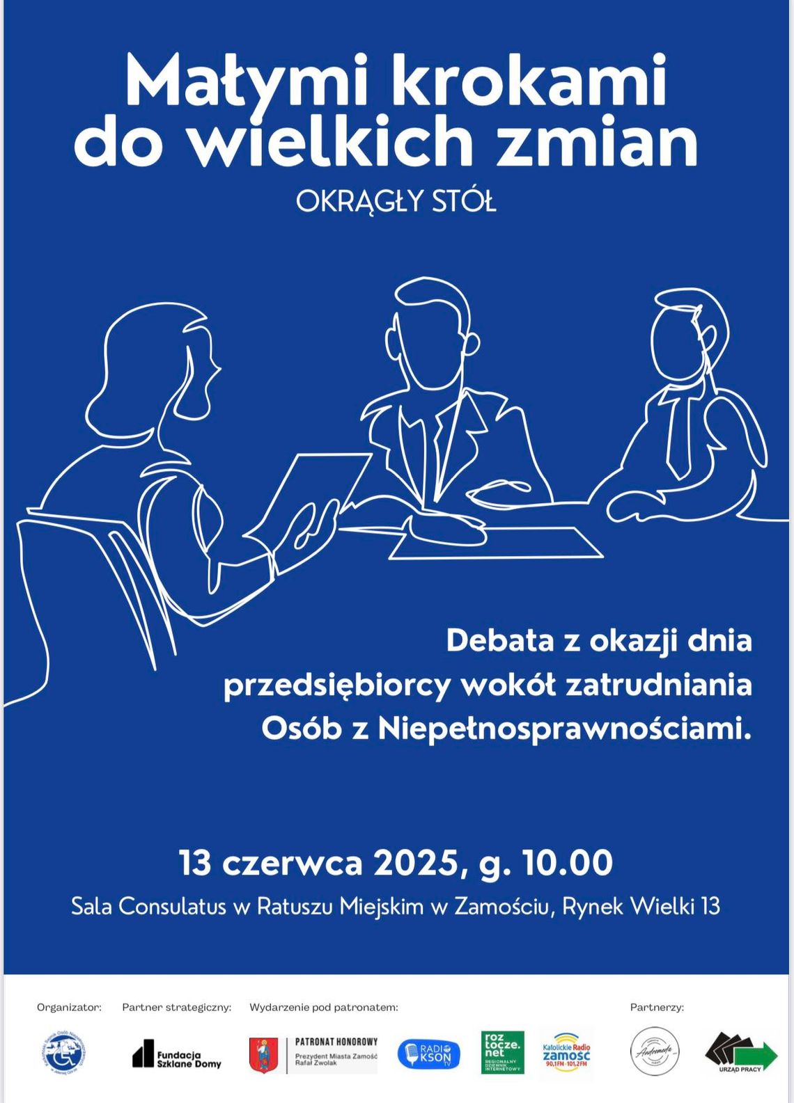 Zaproszenie na dyskusję o zatrudnianiu osób niepełnosprawnych