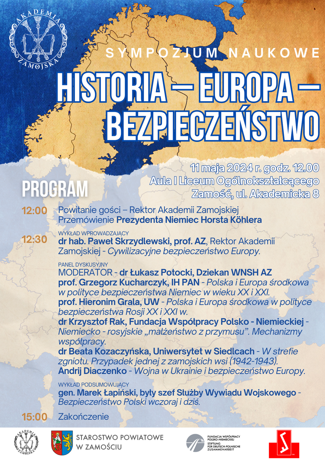 Zaproszenie na sympozjum „Historia – Bezpieczeństwo -Europa”