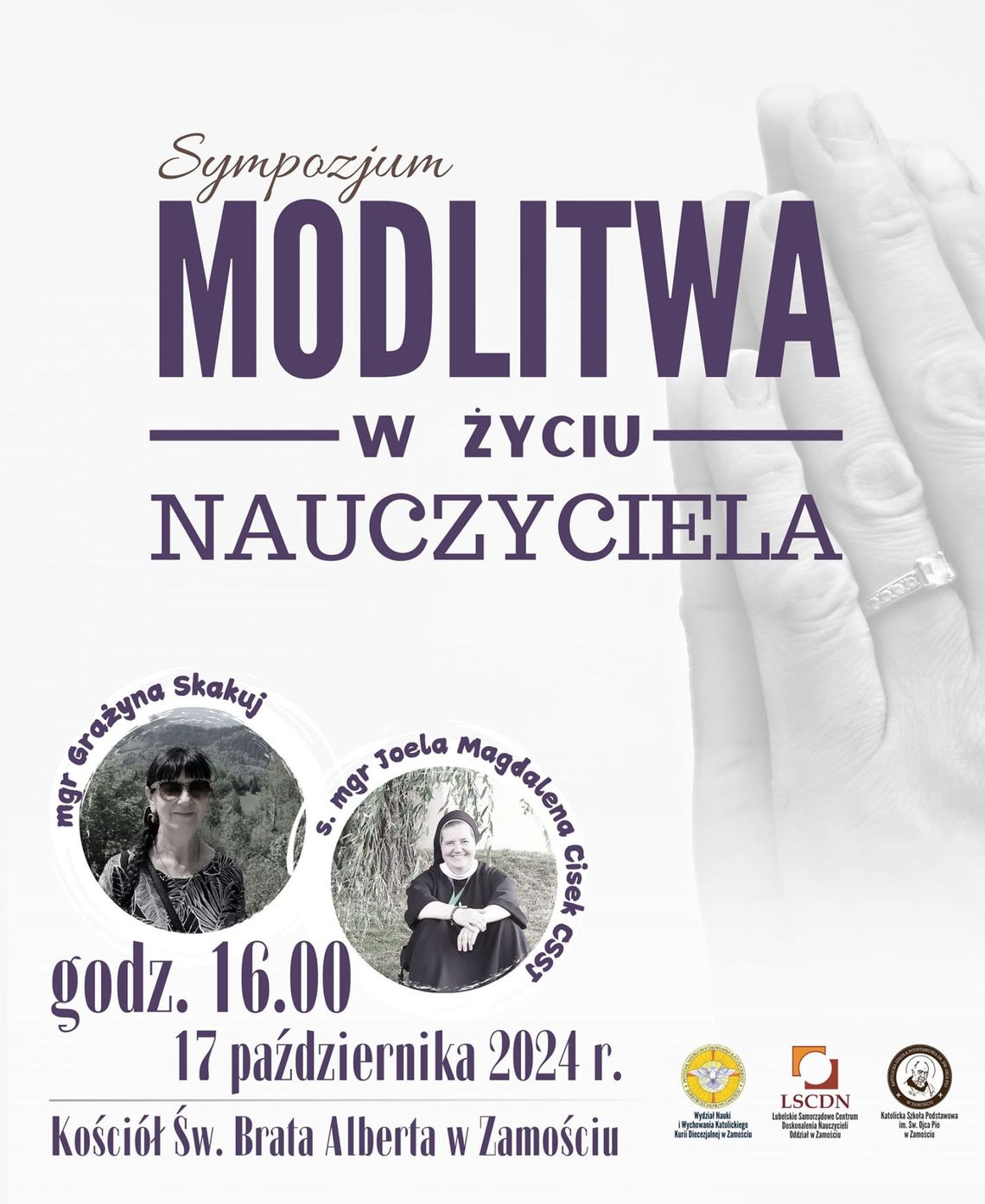 Zaproszenie na sympozjum „Modlitwa w życiu nauczyciela”