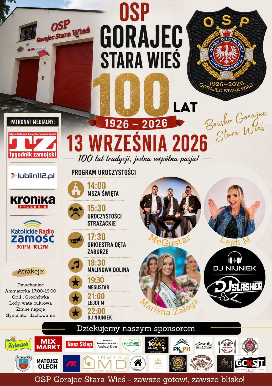 Zbliża się 100-lecie jednostki OSP Gorajec Stara Wieś Zbliża się 100-lecie jednostki OSP Gorajec Stara Wieś
