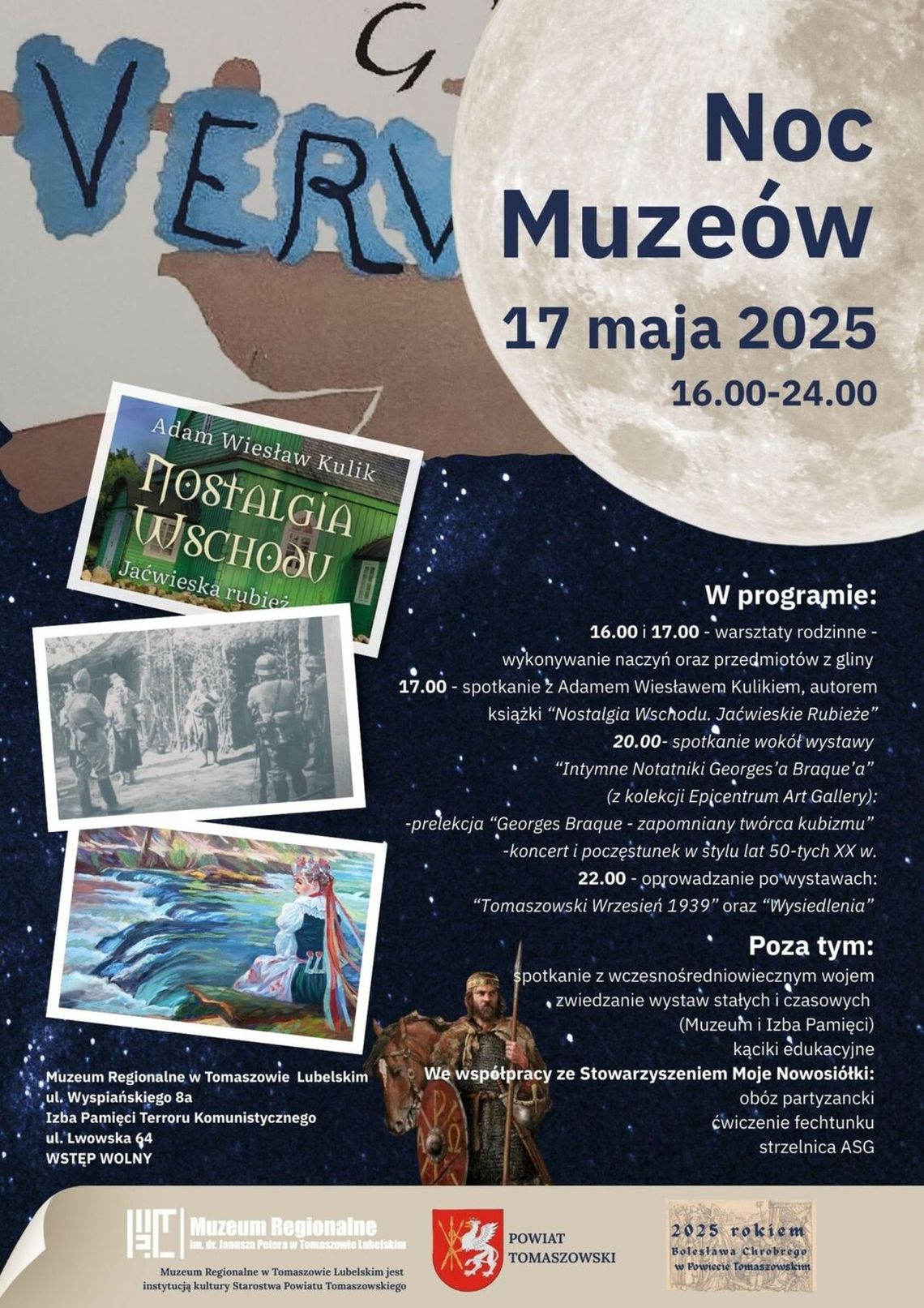 Zbliża się Noc Muzeów - Muzeum Regionalne w Tomaszowie Lubelskim