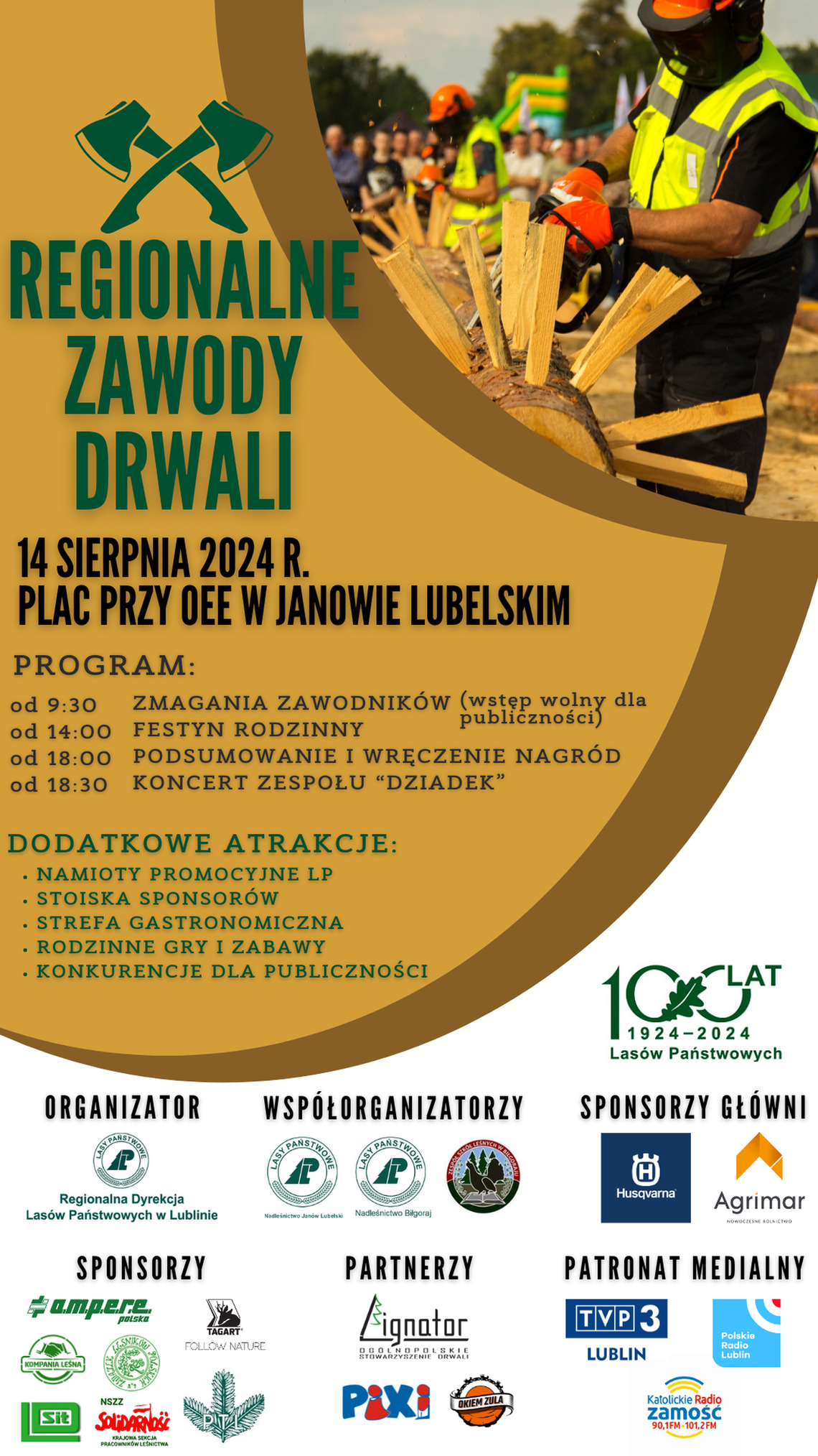 Zbliżają się Regionalne Zawody Drwali w Janowie Lubelskim