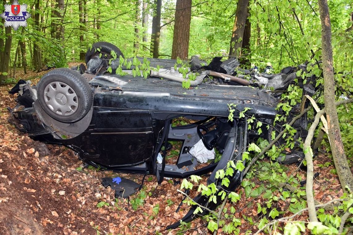 Zdarzenie drogowe na trasie Józefów – Zwierzyniec